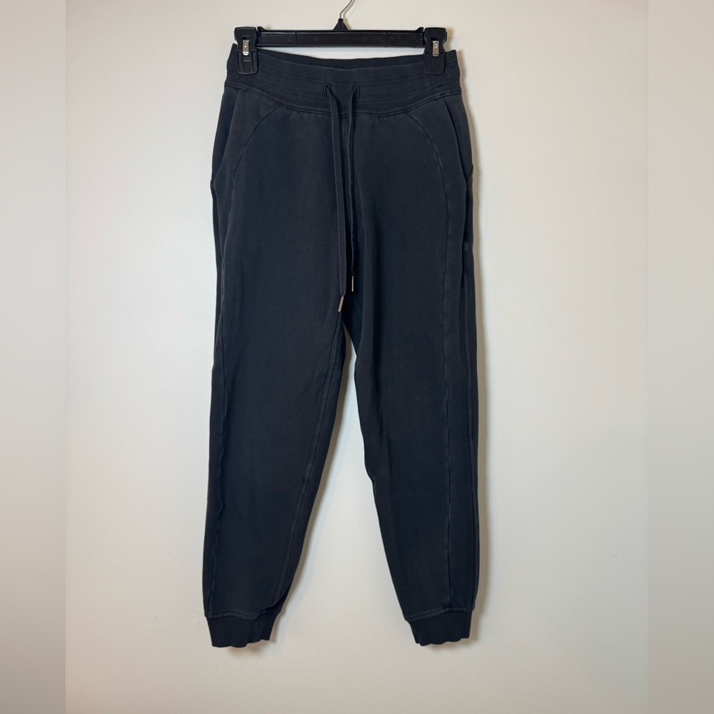 Lululemon Womens Joggers Dark Gray Charcoal Drawstring Sweatpants